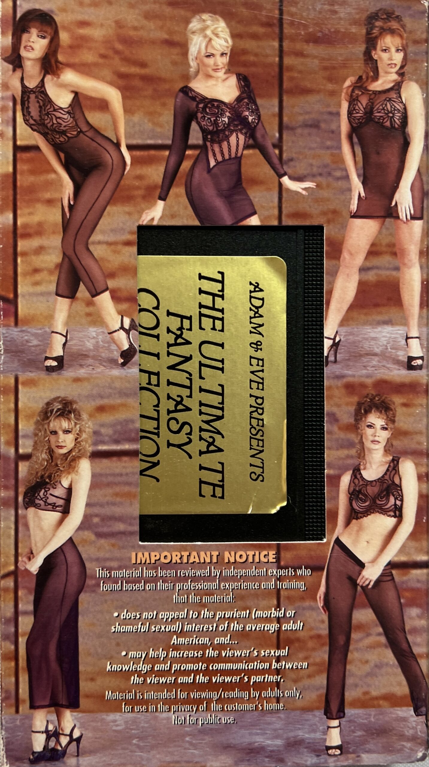 The Unlimited Fantasy Collection 90'S Adult XXX VHS