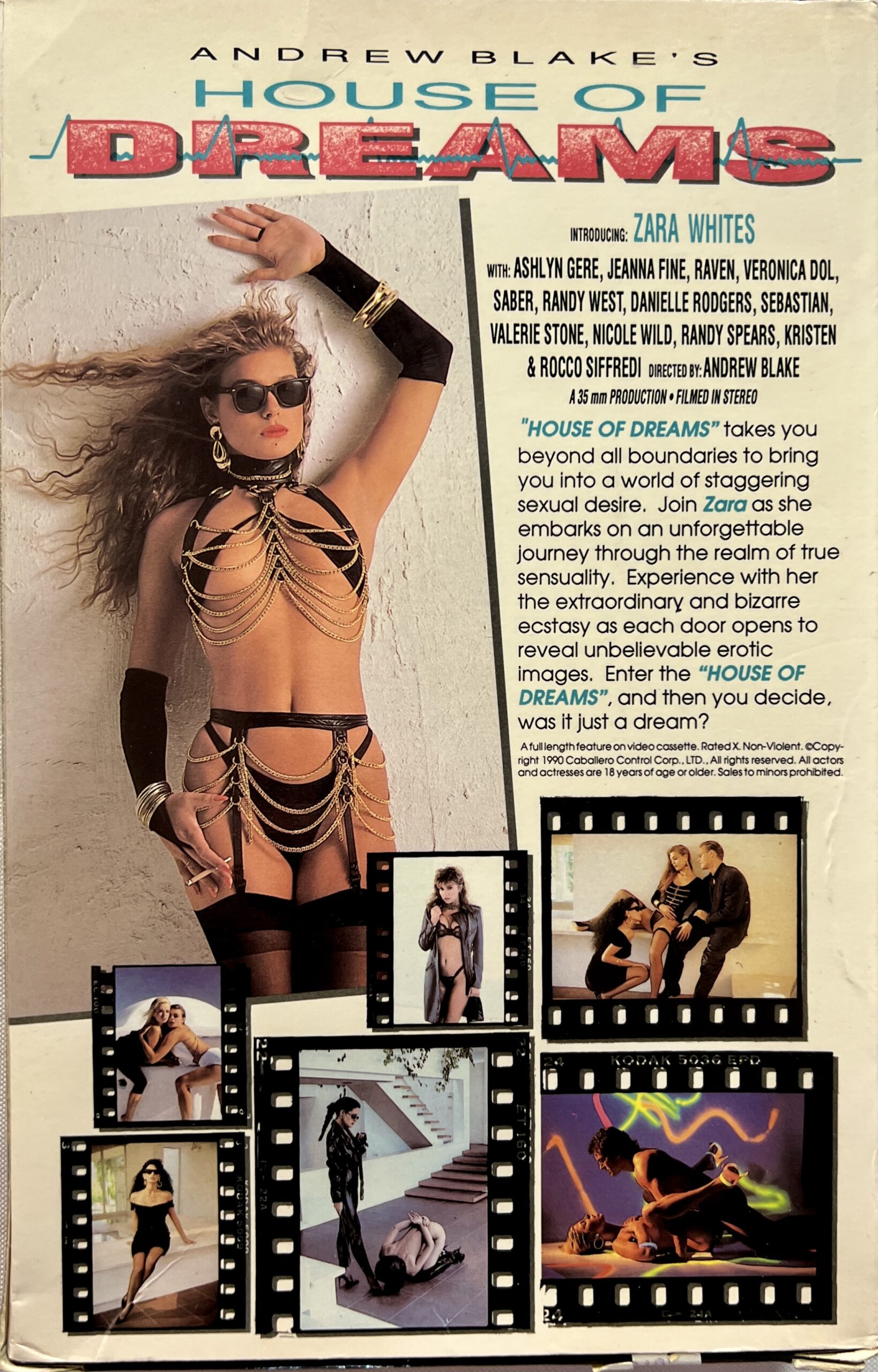 Andrew Blake's House Of Dreams 1990 Adult XXX VHS - Image 2