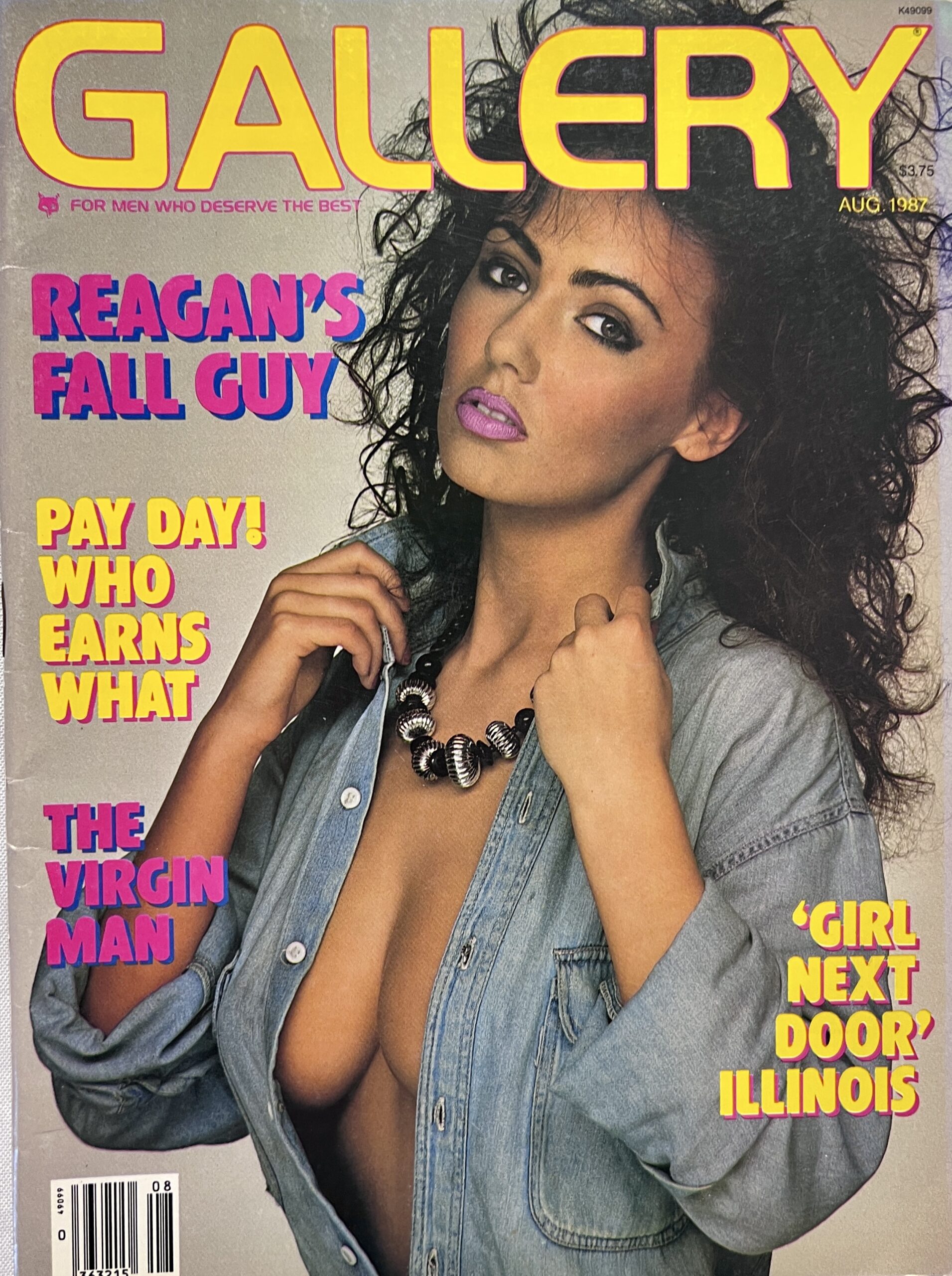 Gallery August 1987 Adult Mens Magazine