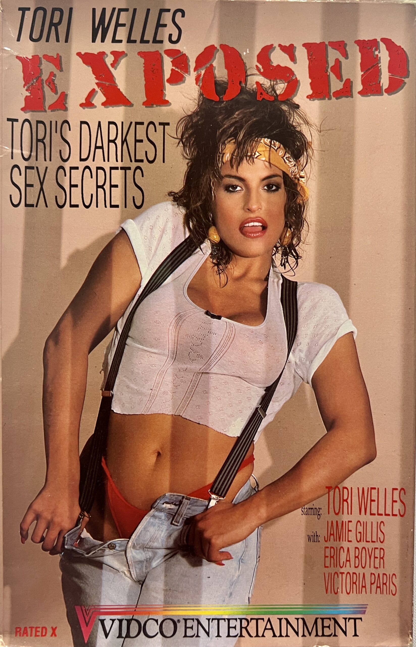 Tori Welles Exposed 1990 Adult XXX VHS - VM16