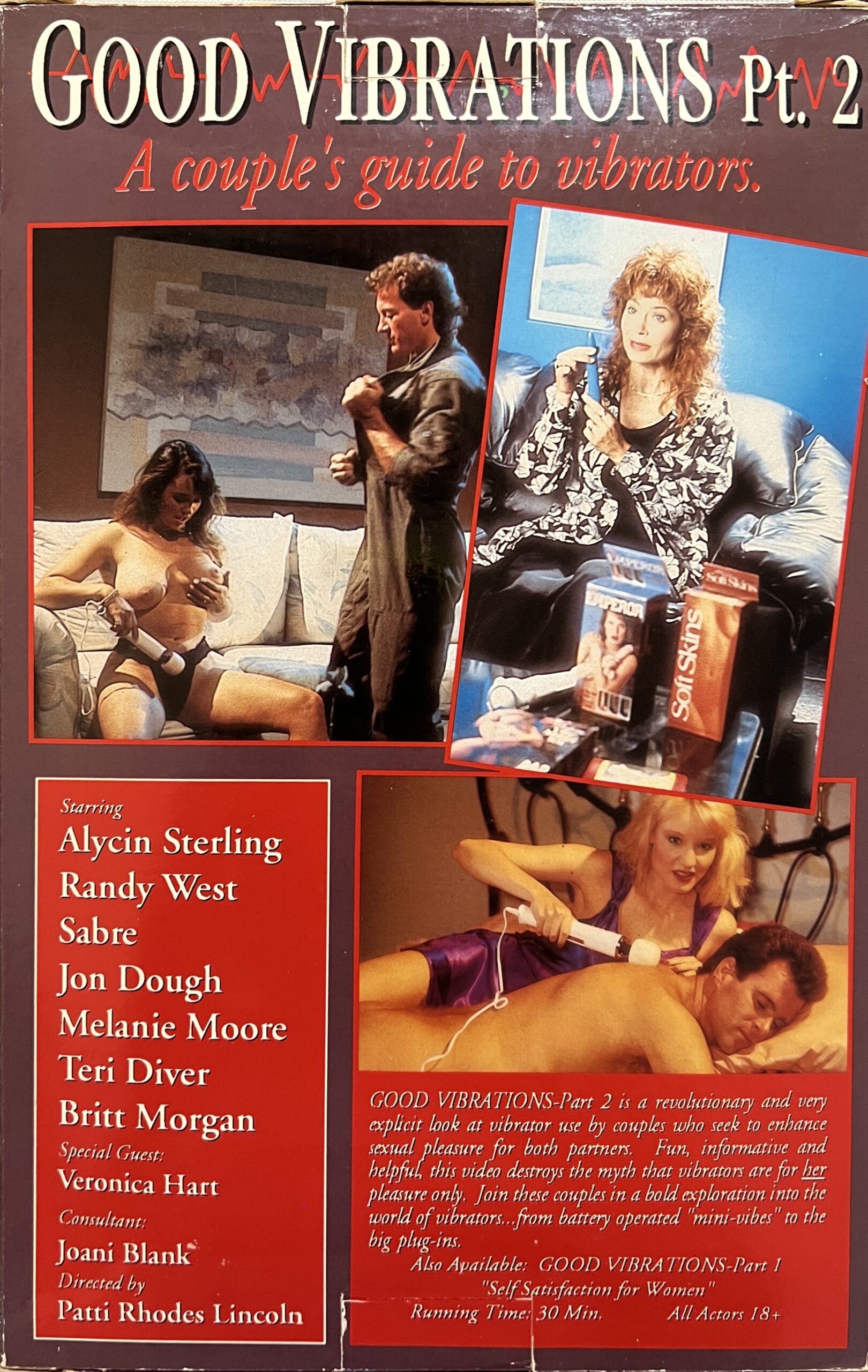 Good Vibrations Pt. 2 1993 Adult XXX VHS - Image 2