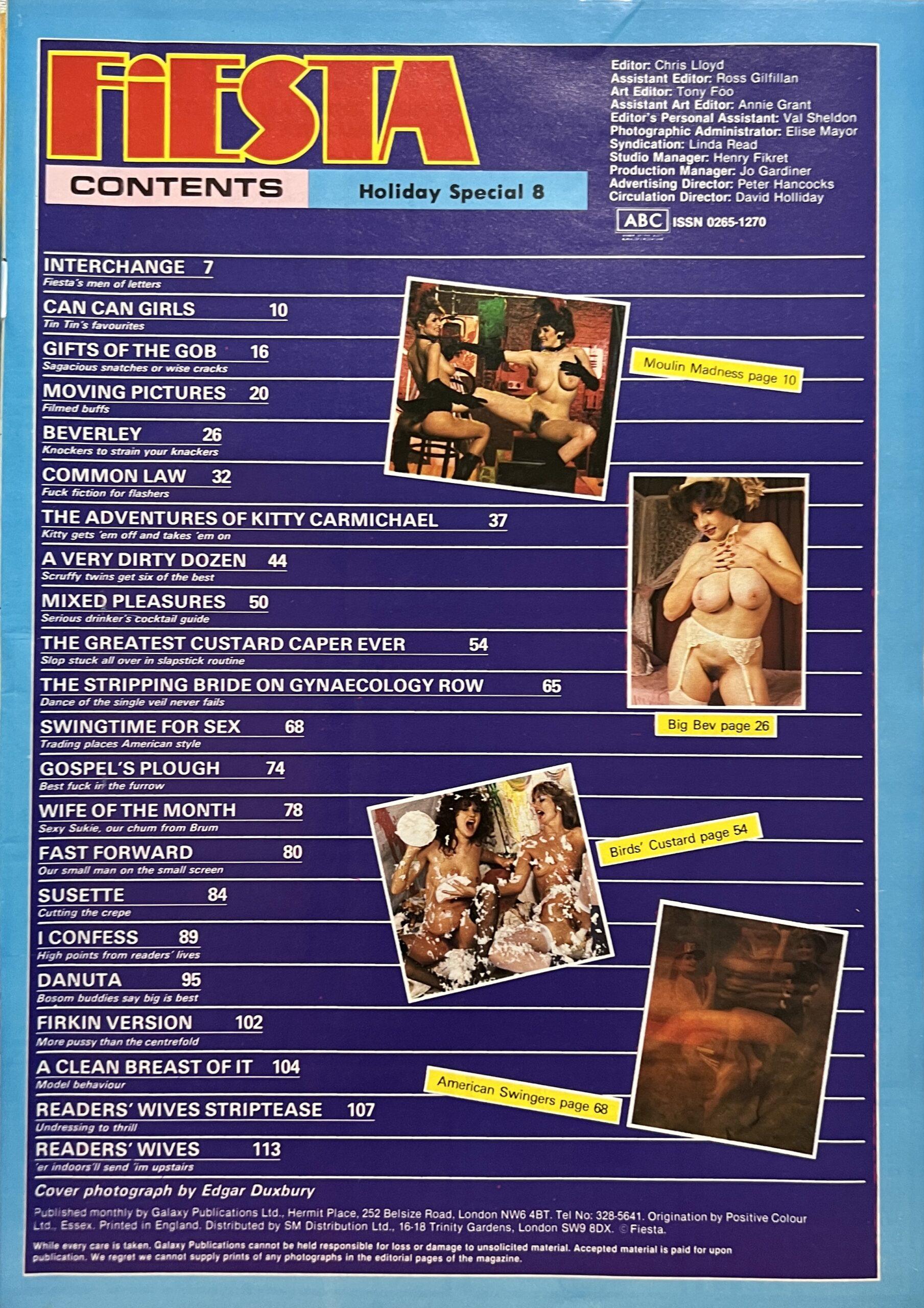 Fiesta Holiday Special No. 8 Adult Mens Magazine - Image 2