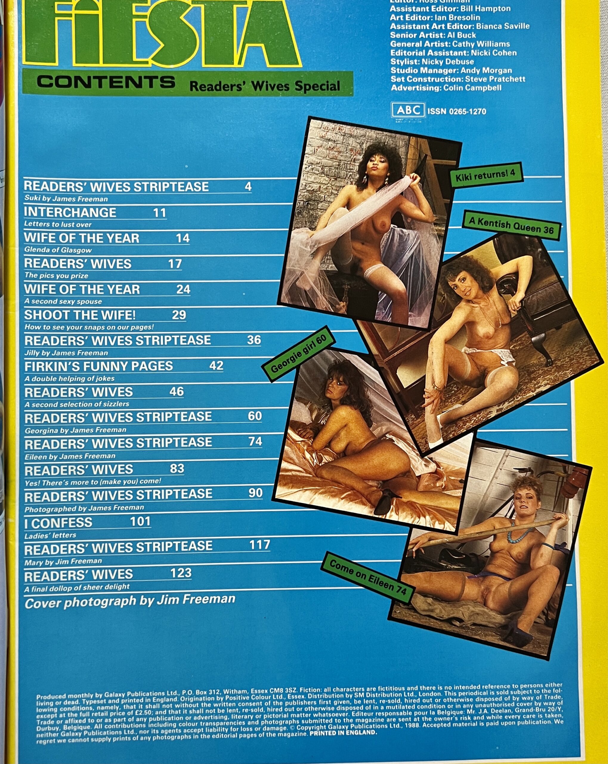 Fiesta 1988 Adult Men's Foreign Magazine *Readers' Wives Special Issue* - Image 2