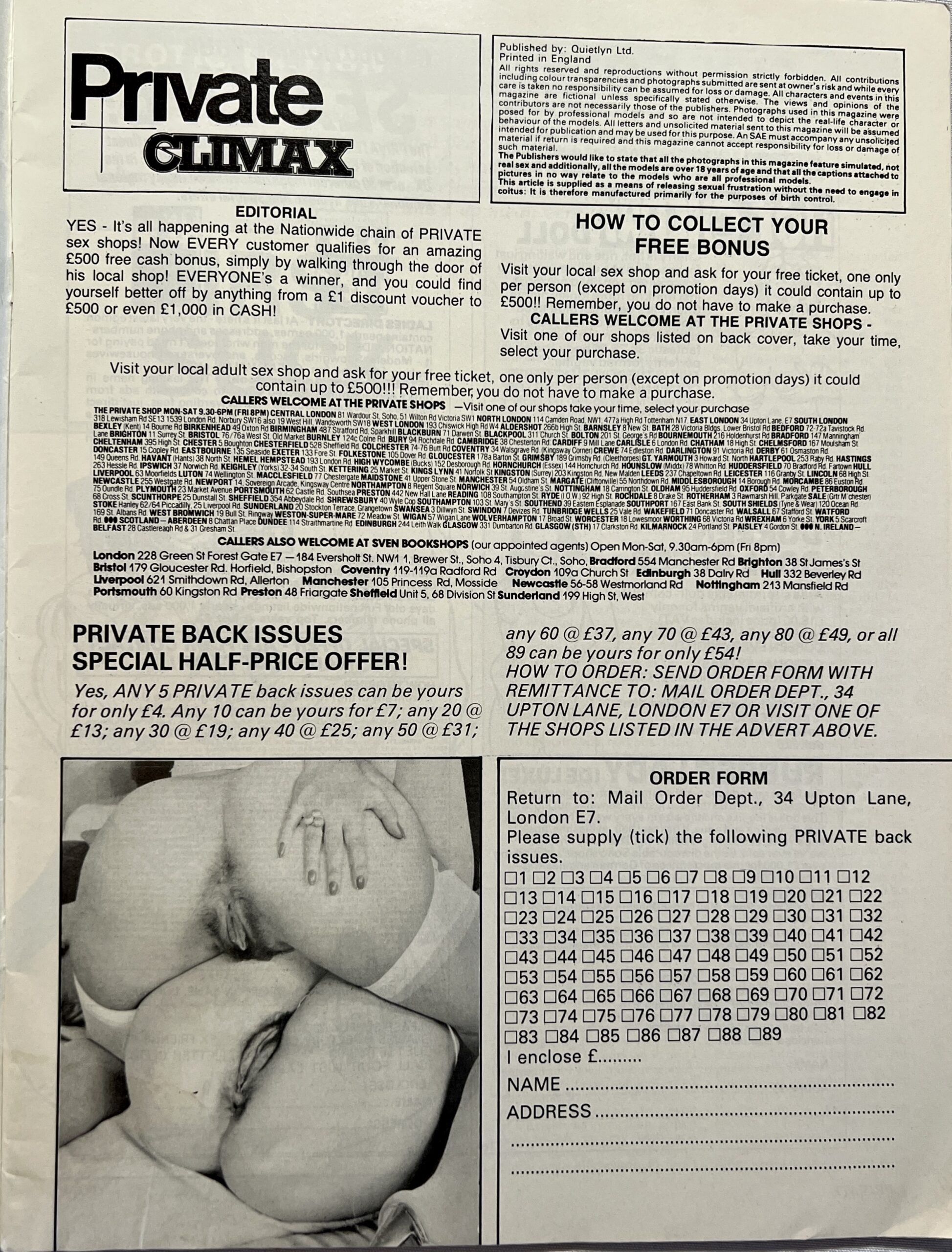 Private Climax No. 90 Adult Men's Foreign Magazine - Image 2