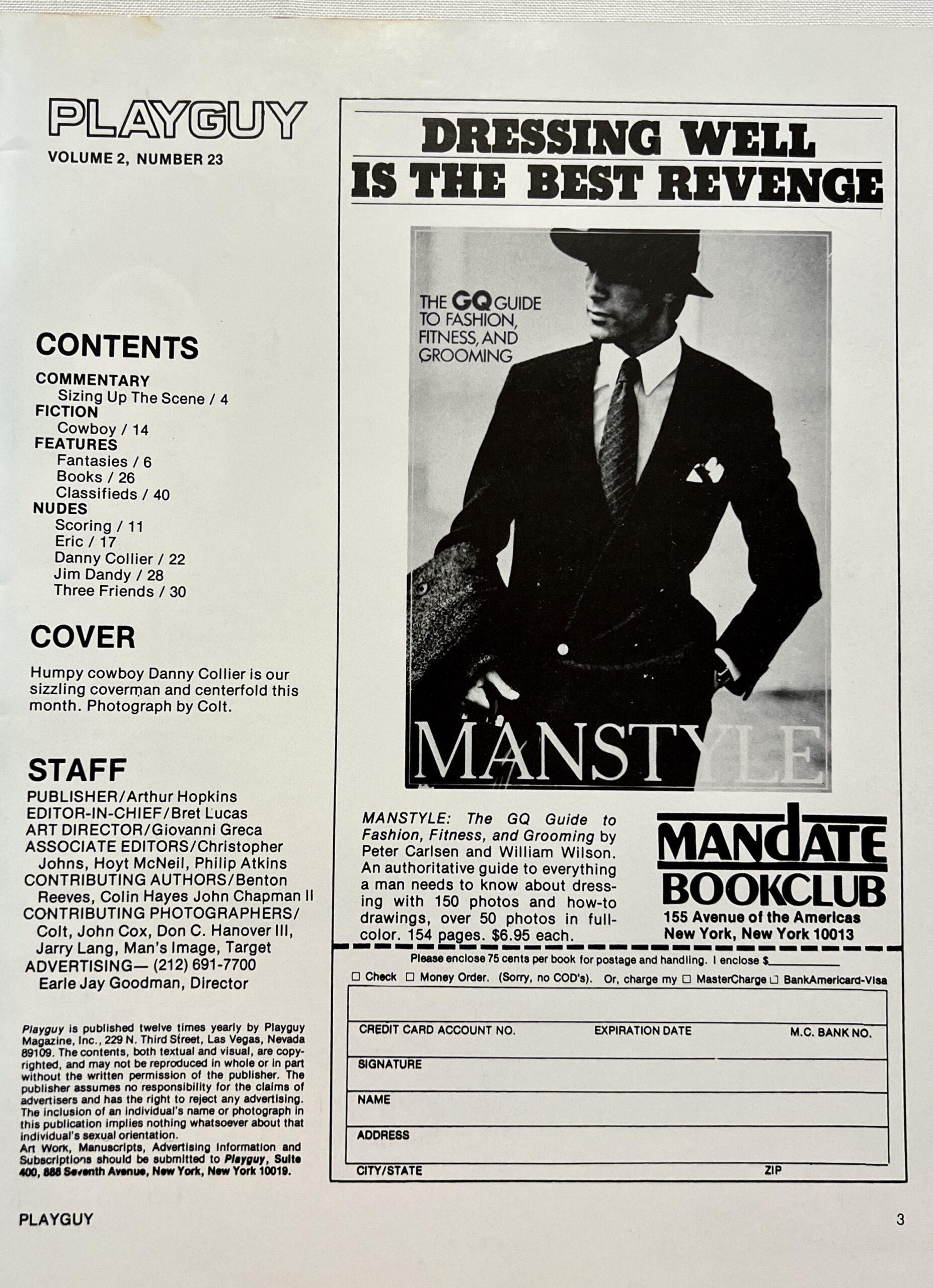 Playguy Vol. 2 No. 23 Gay Adult Magazine - Image 2