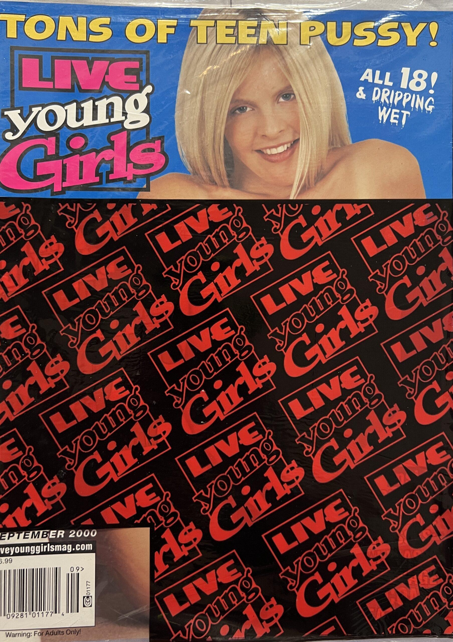 Live Young Girls September 2000 Adult Men's Magazine +++