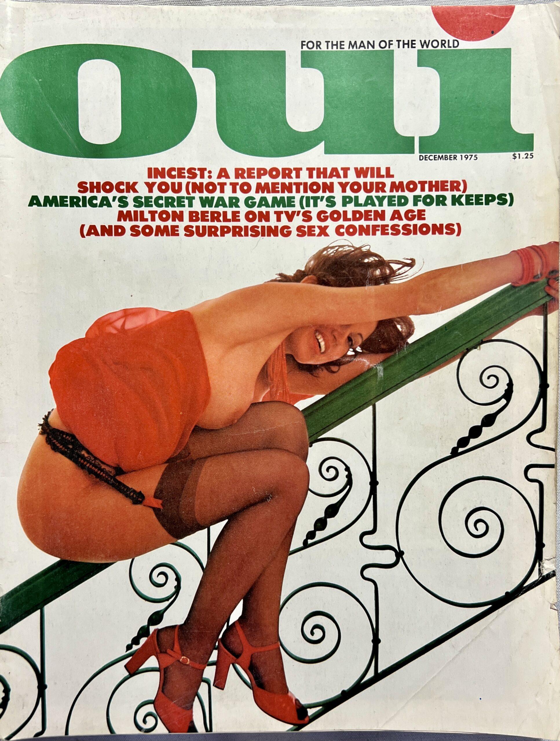 Oui December 1975 Adult Men's Magazine