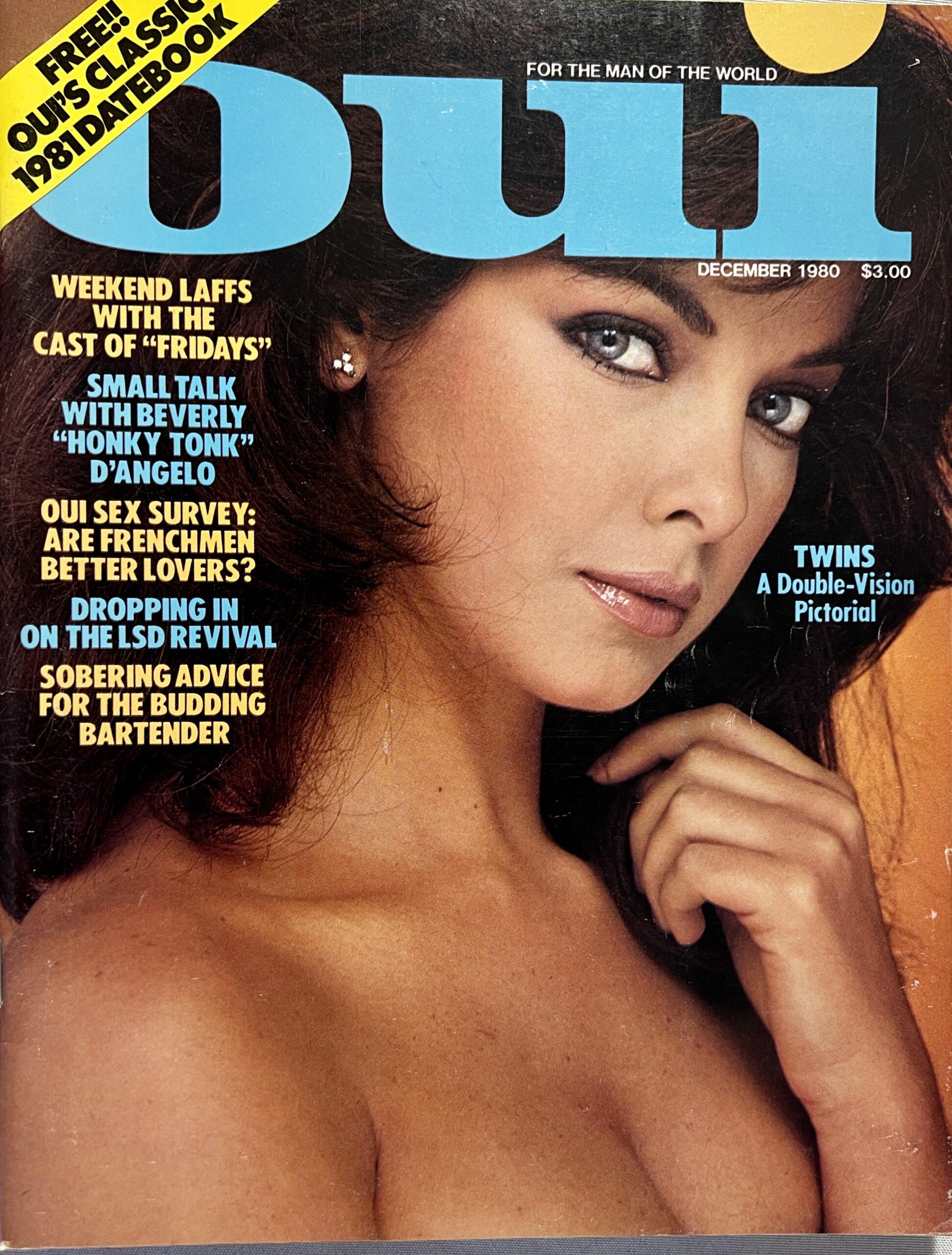 Oui December 1980 Adult Men's Magazine *Oui Datebook Included NEVER Opened*