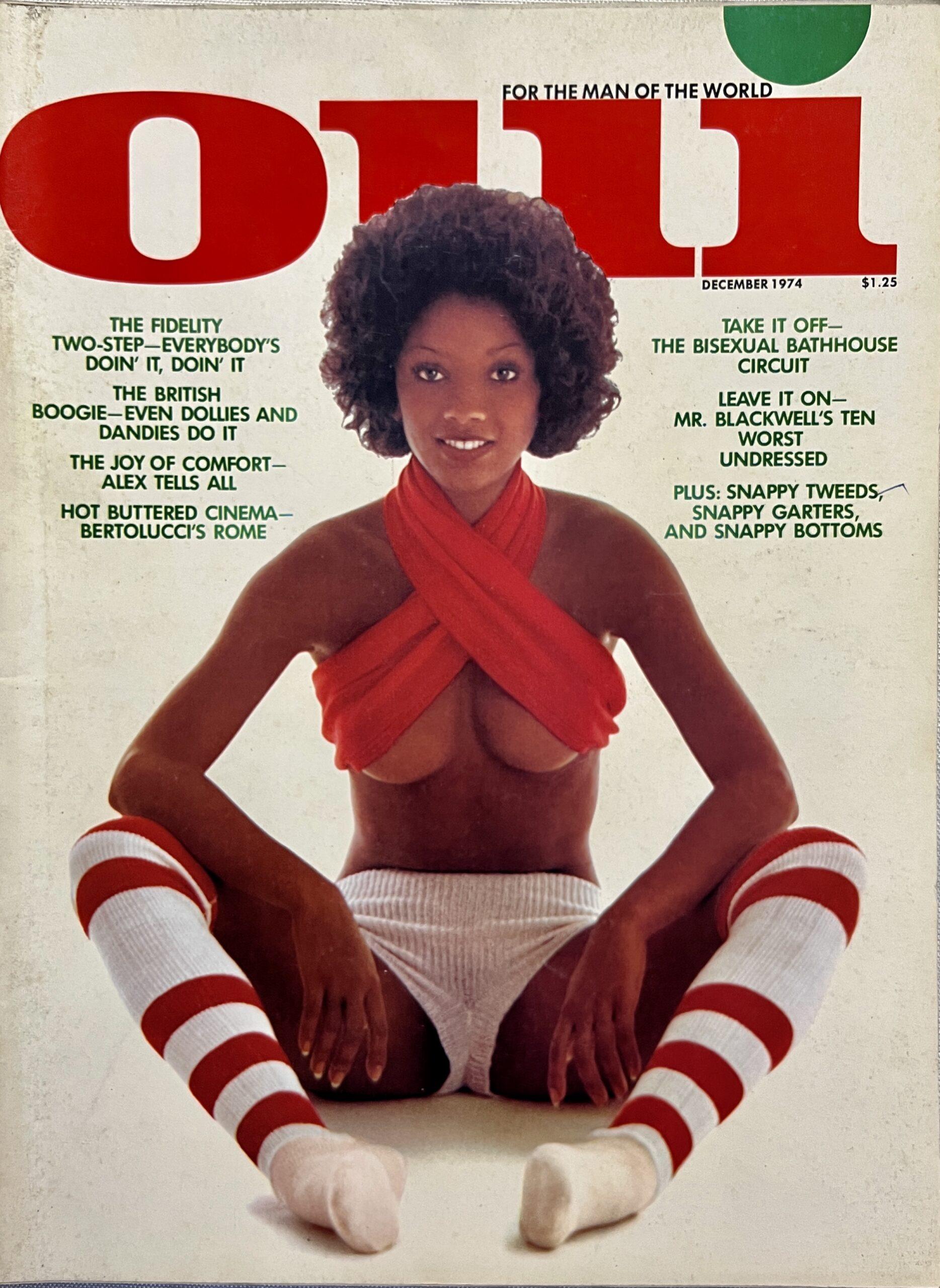 Oui December 1974 Adult Men's Magazine