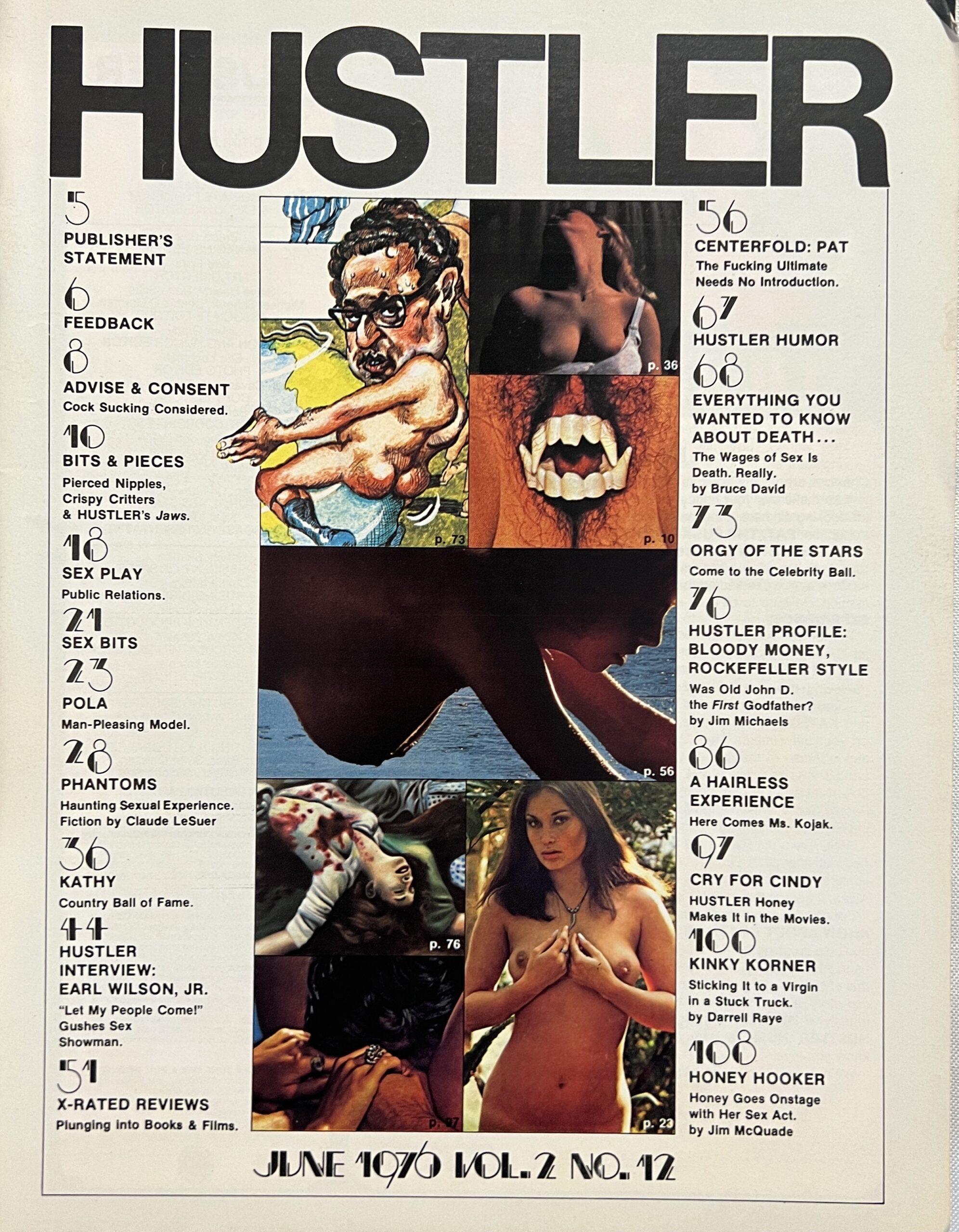 Hustler June 1976 Adult Men's Magazine - Image 2