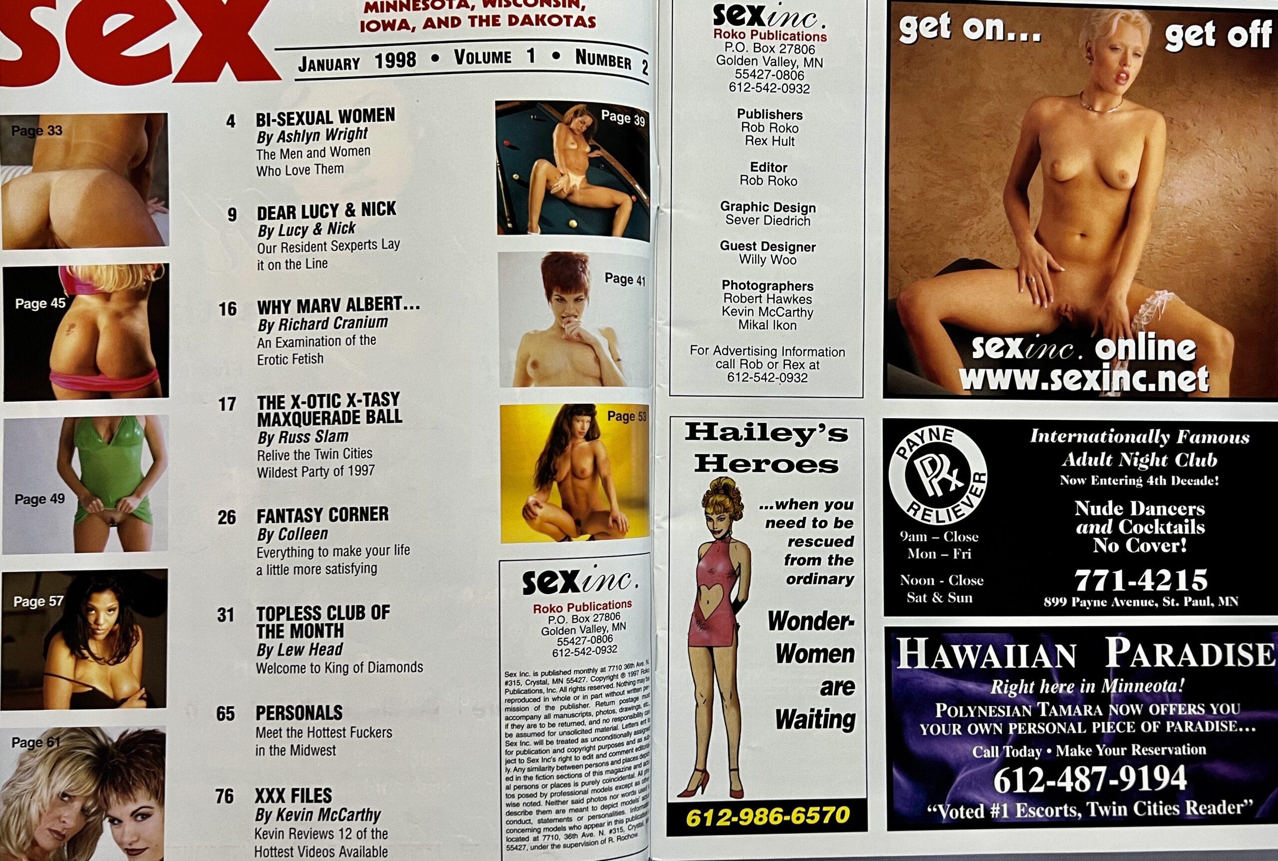 Sex Inc. Sexy Classified Personals February 1998 - VM16