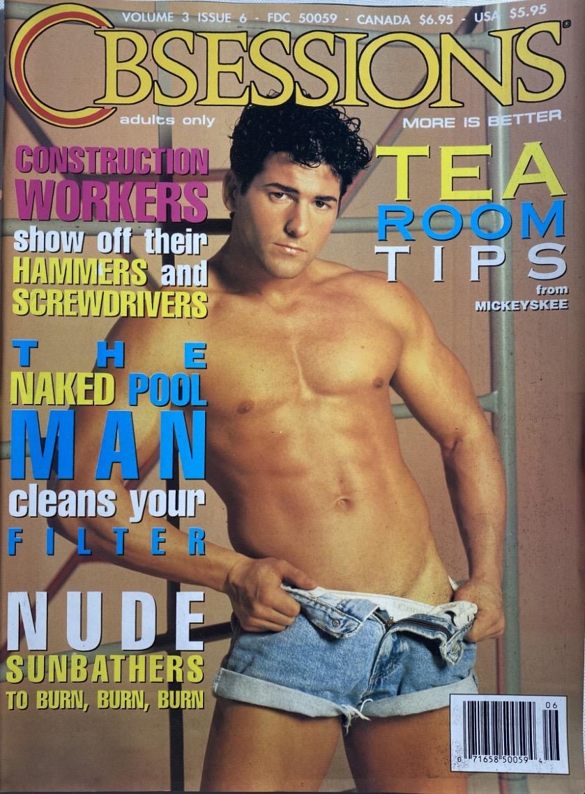 Obsessions June 1994 Gay Adult Magazine