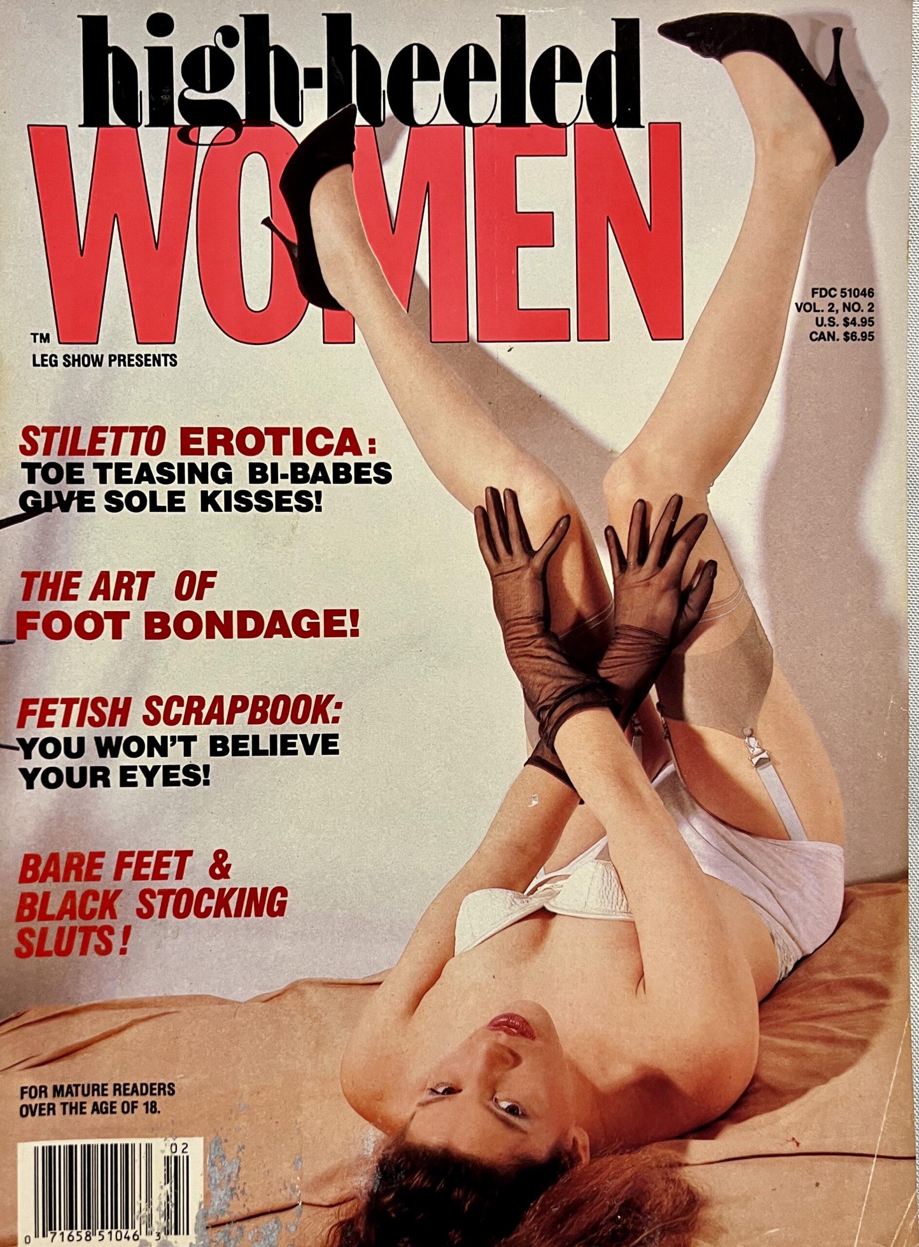 High Heeled Women 1989 Adult Leg's Magazine