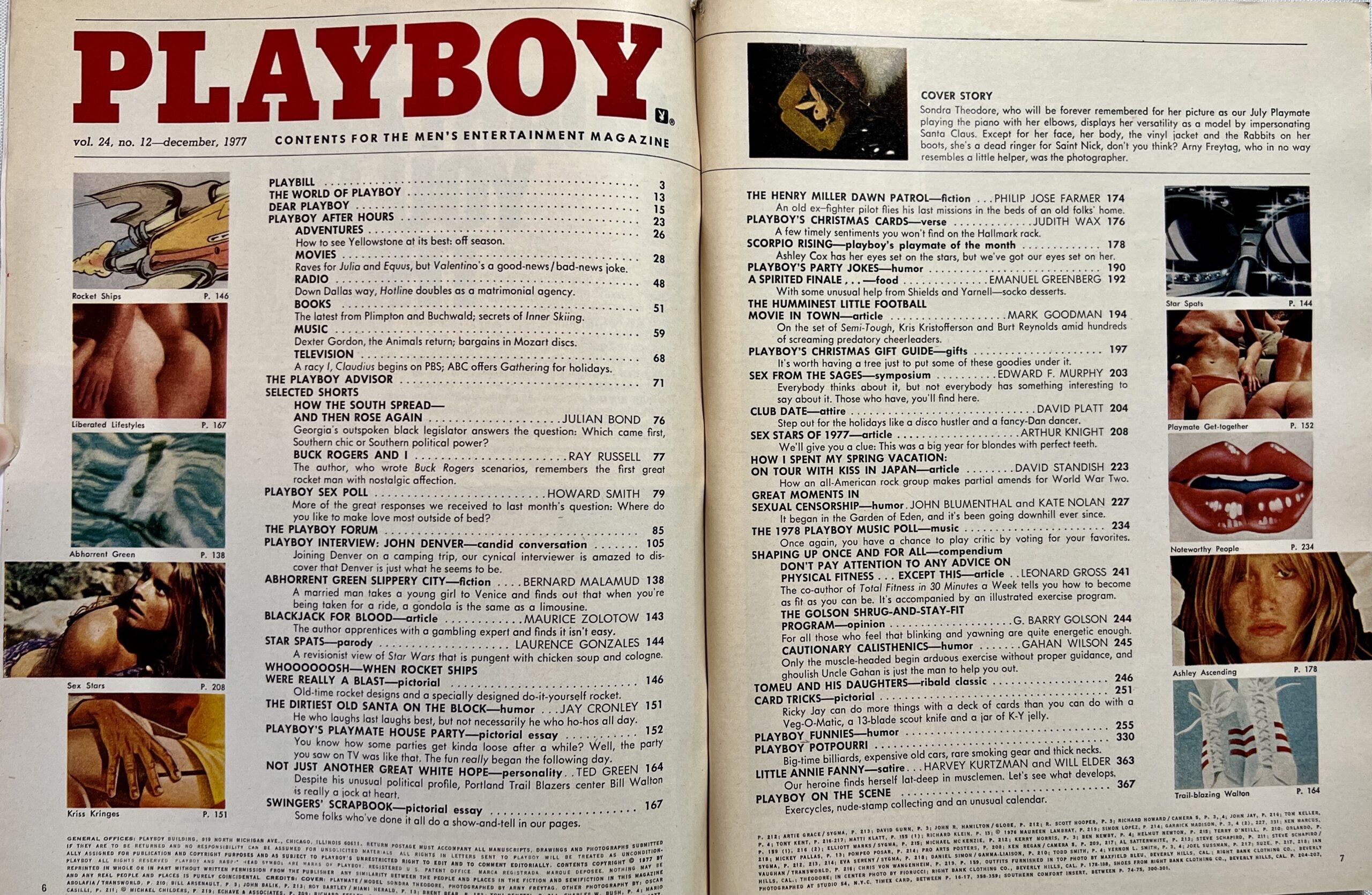 Playboy December 1977 *Christmas Issue* - VM16