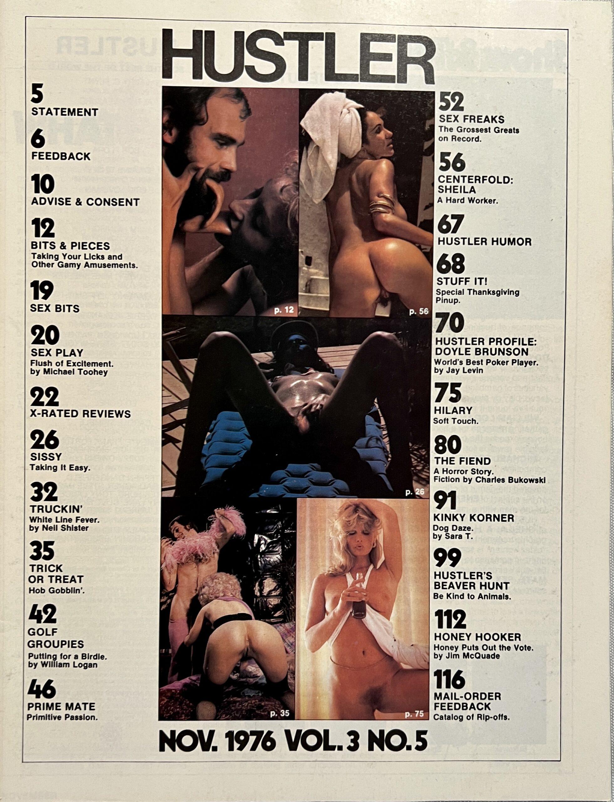 Hustler November 1976 *Doyle Brunson* - Image 2