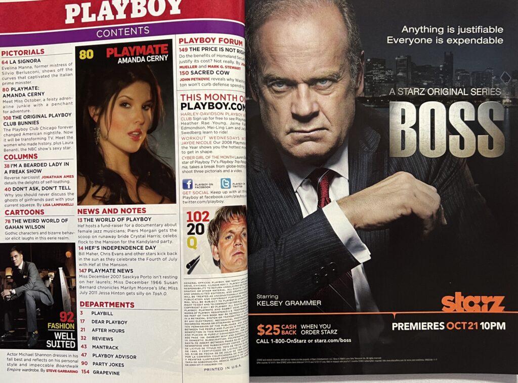 Playboy October 2011 *Laura Benanti* VM16