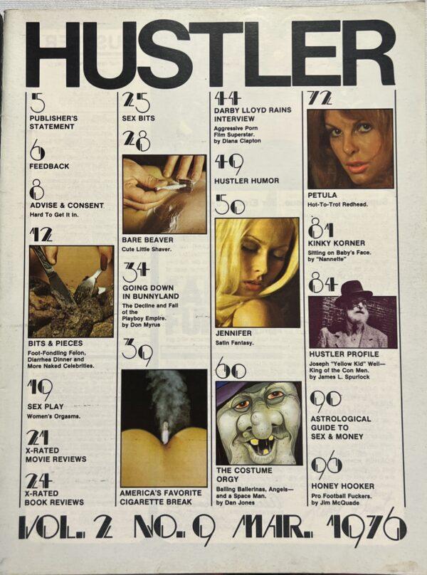 Hustler March 1976 *Darby Lloyd & Petula* - Image 2