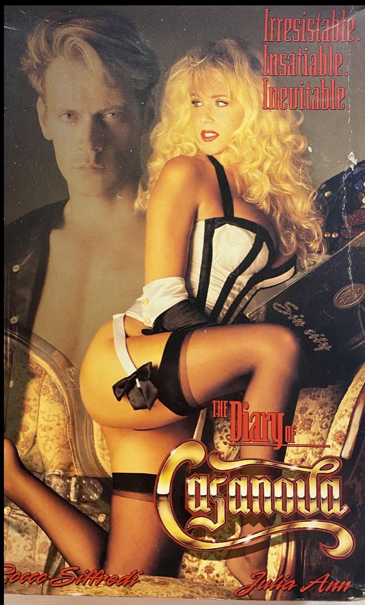 The Diary Of Casanova 1995 Adult XXX VHS - VM16