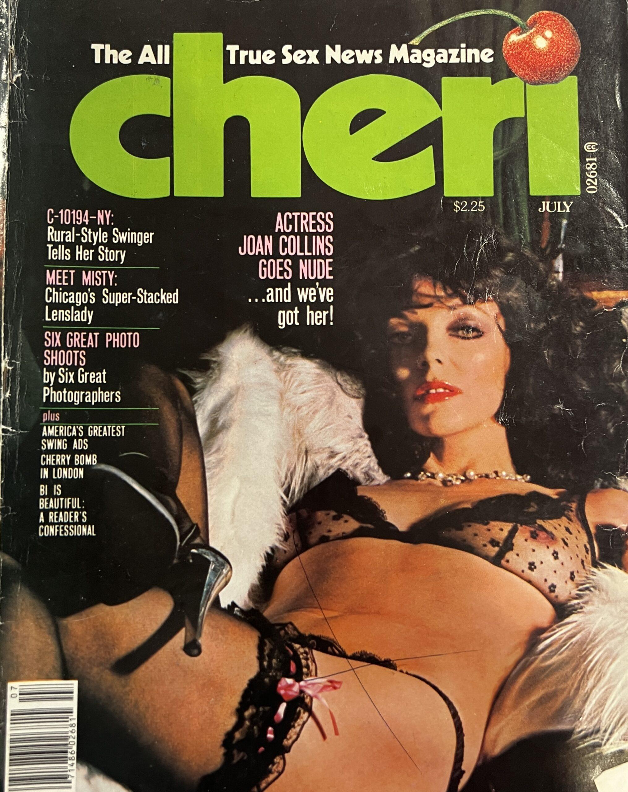 Cheri July 1978 *Joan Collins Goes Nude* - VM16
