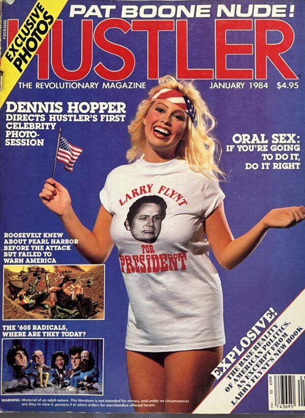 Hustler January 1984 *Pat Boone Nude*