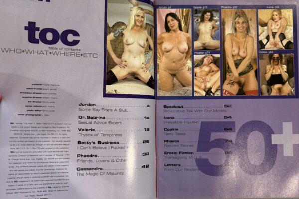 50+ 7/1 2005  Older Mature Women Magazine - Image 2
