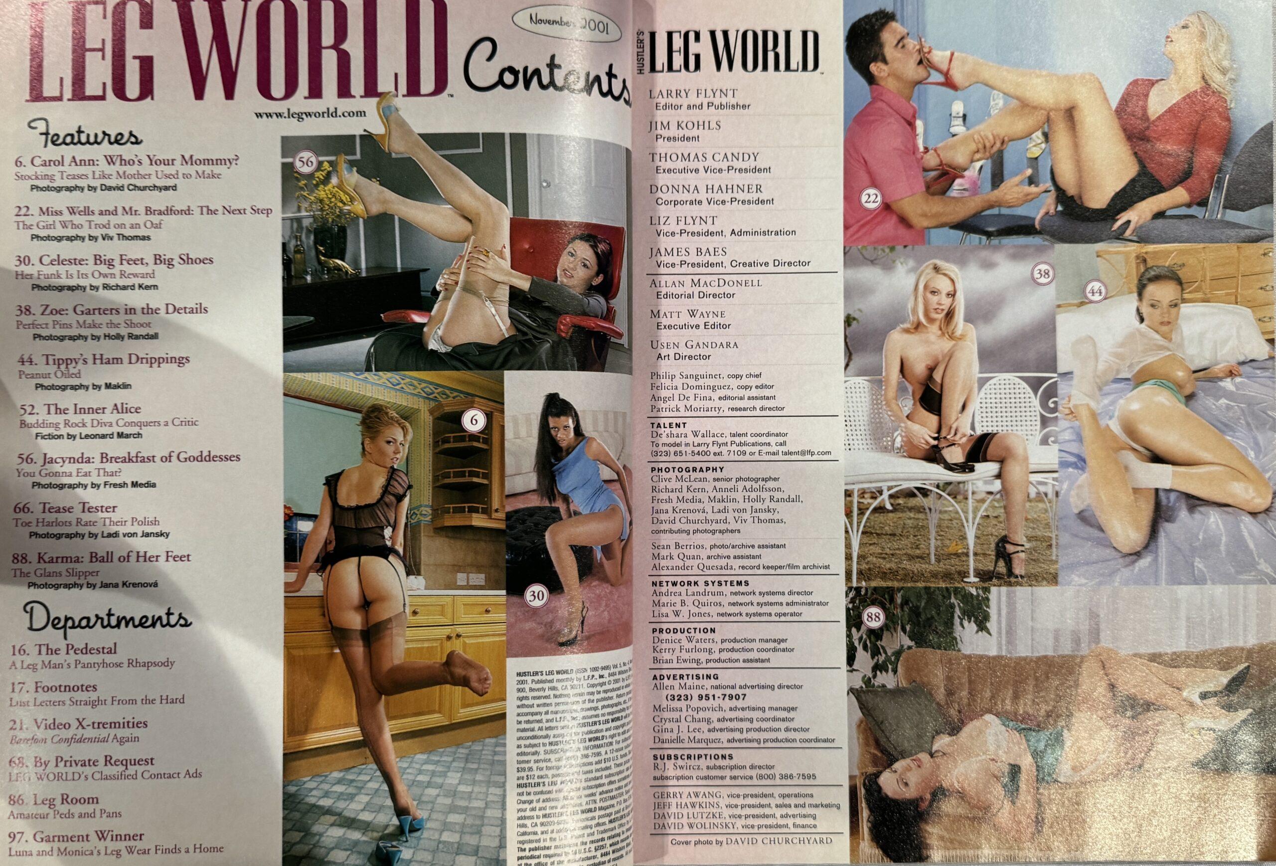 Leg World November 2001 *CG Carol Ann* - Image 2