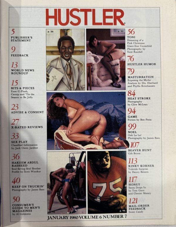 Hustler January 1980 *Giant Size Centerfold* - Image 2