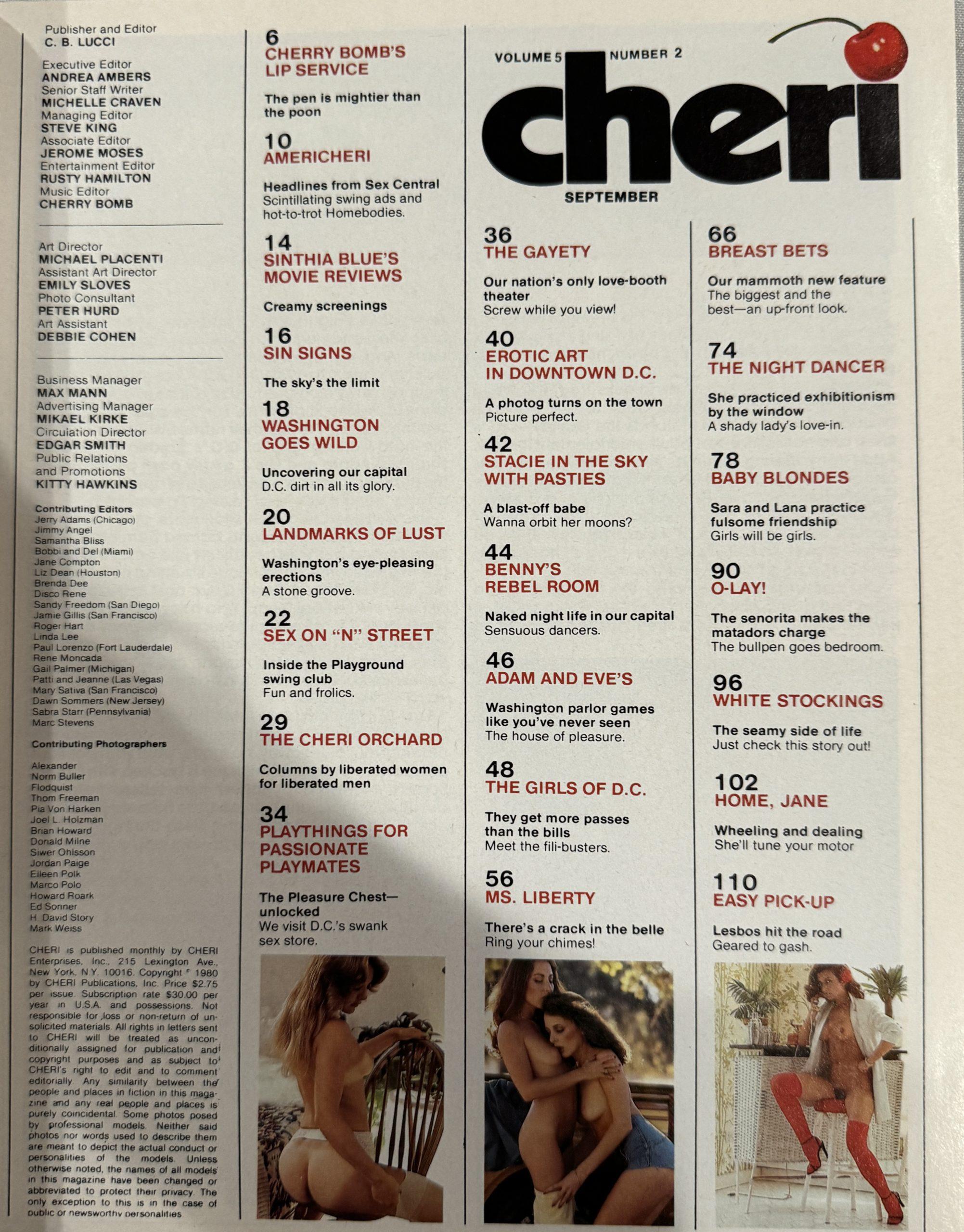 Cheri September 1980 *CG & CF Ms. Liberty* - Image 2