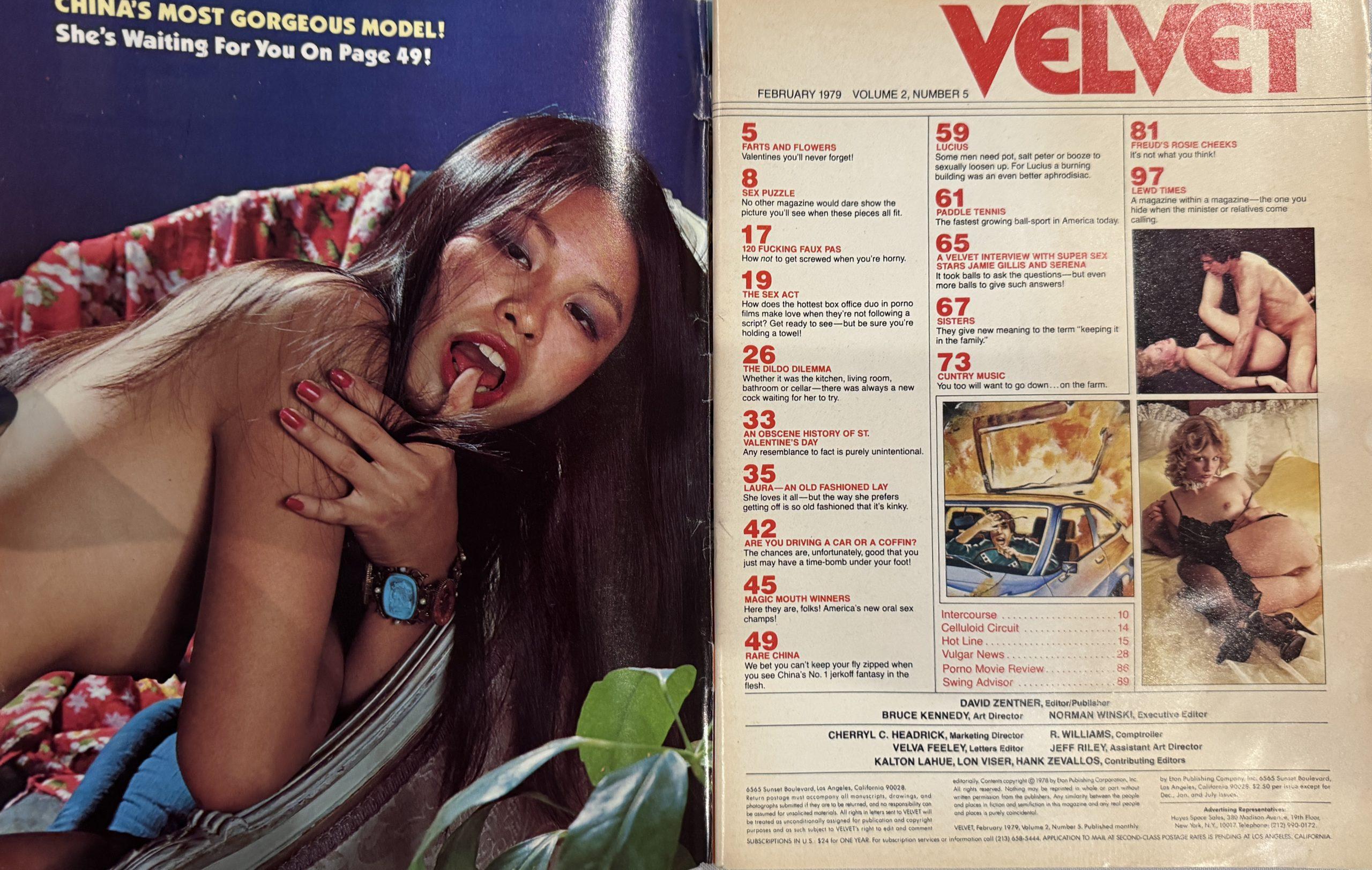 Velvet February 1979 *Lin Lee CF* - Image 2