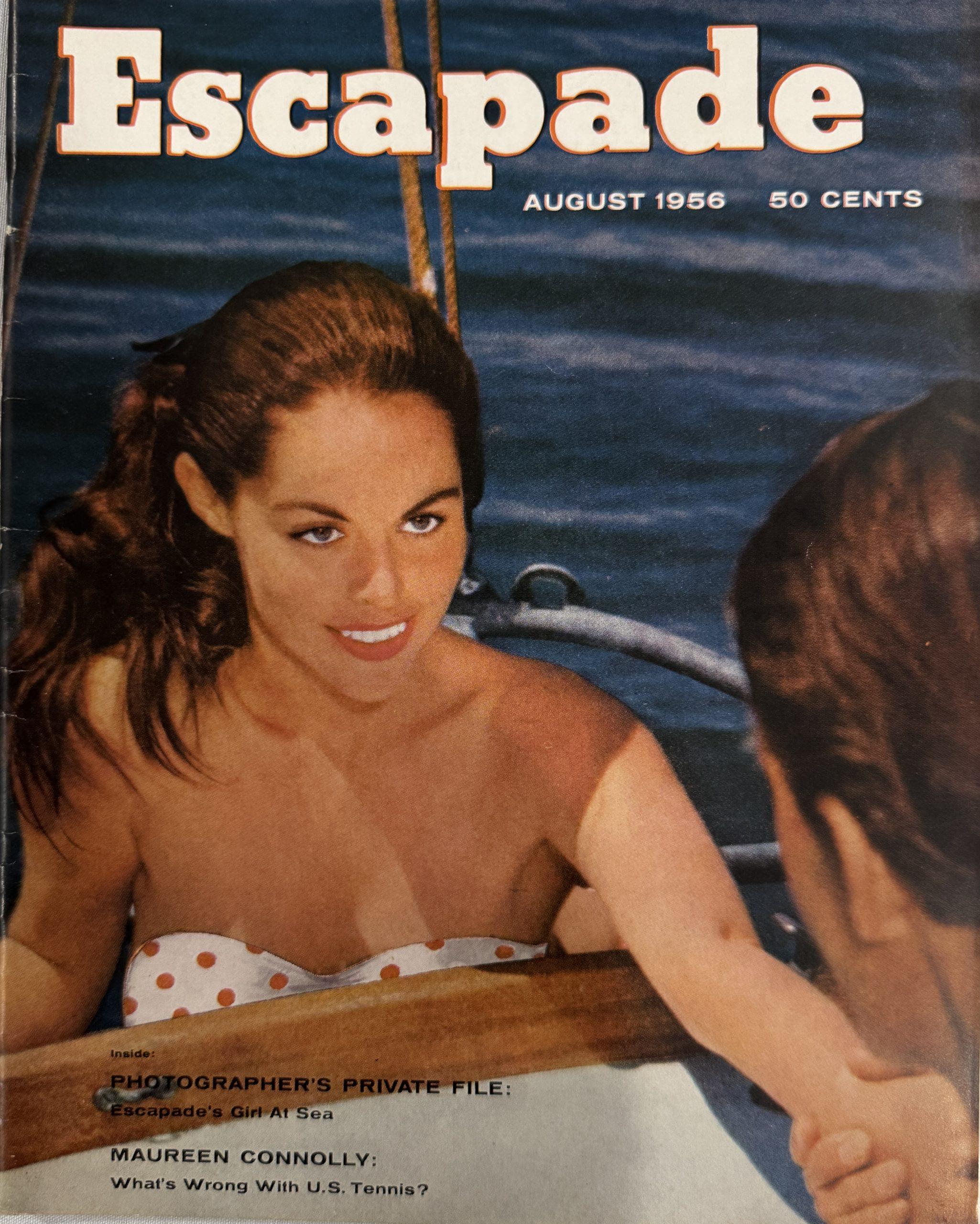 Escapade August 1956 Pin-Up Magazine *Zsa Zsa Gabor & Maureen Connolly*