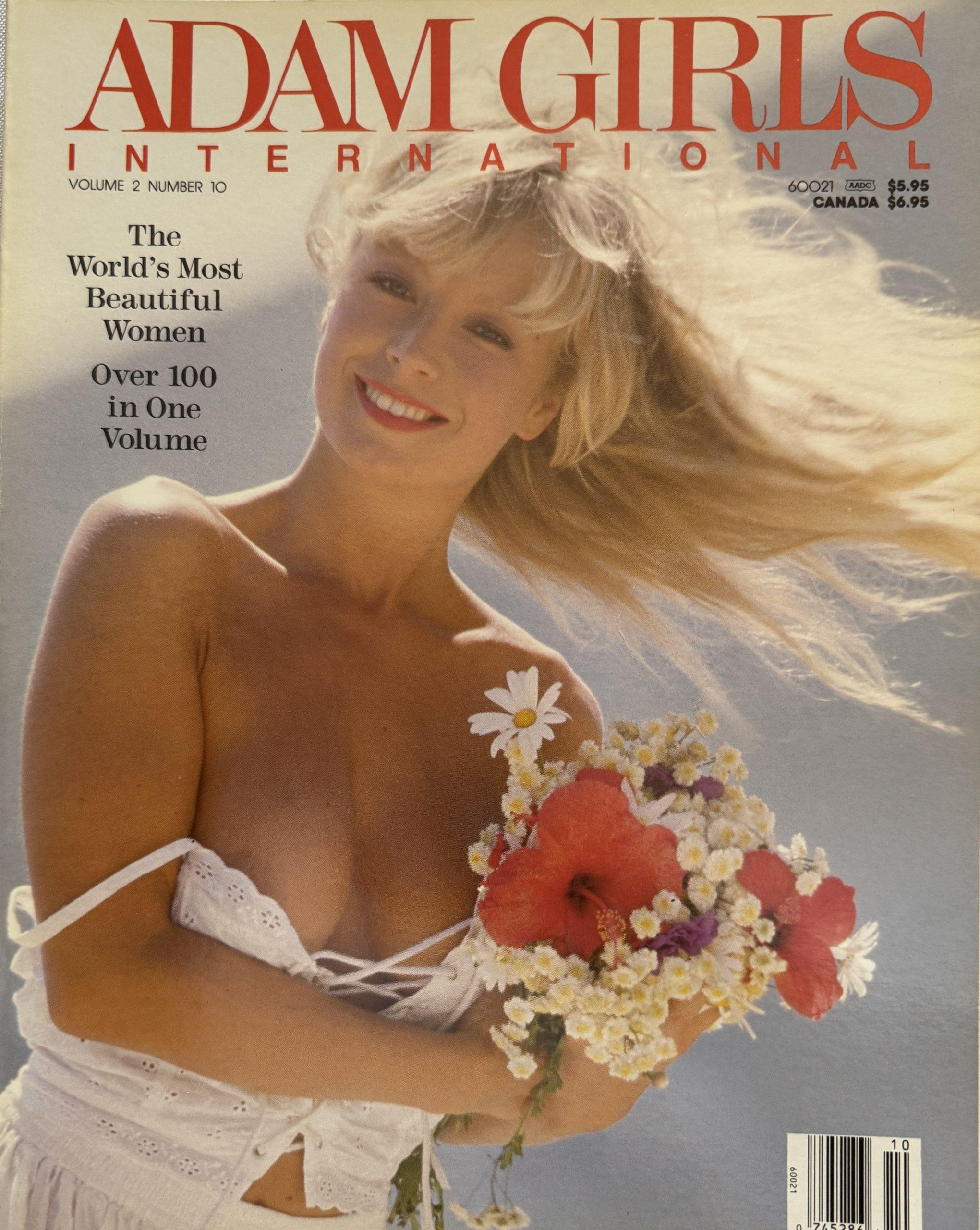 Adam Girls International 2/10 1990 *The World's MOST Beautiful Women*