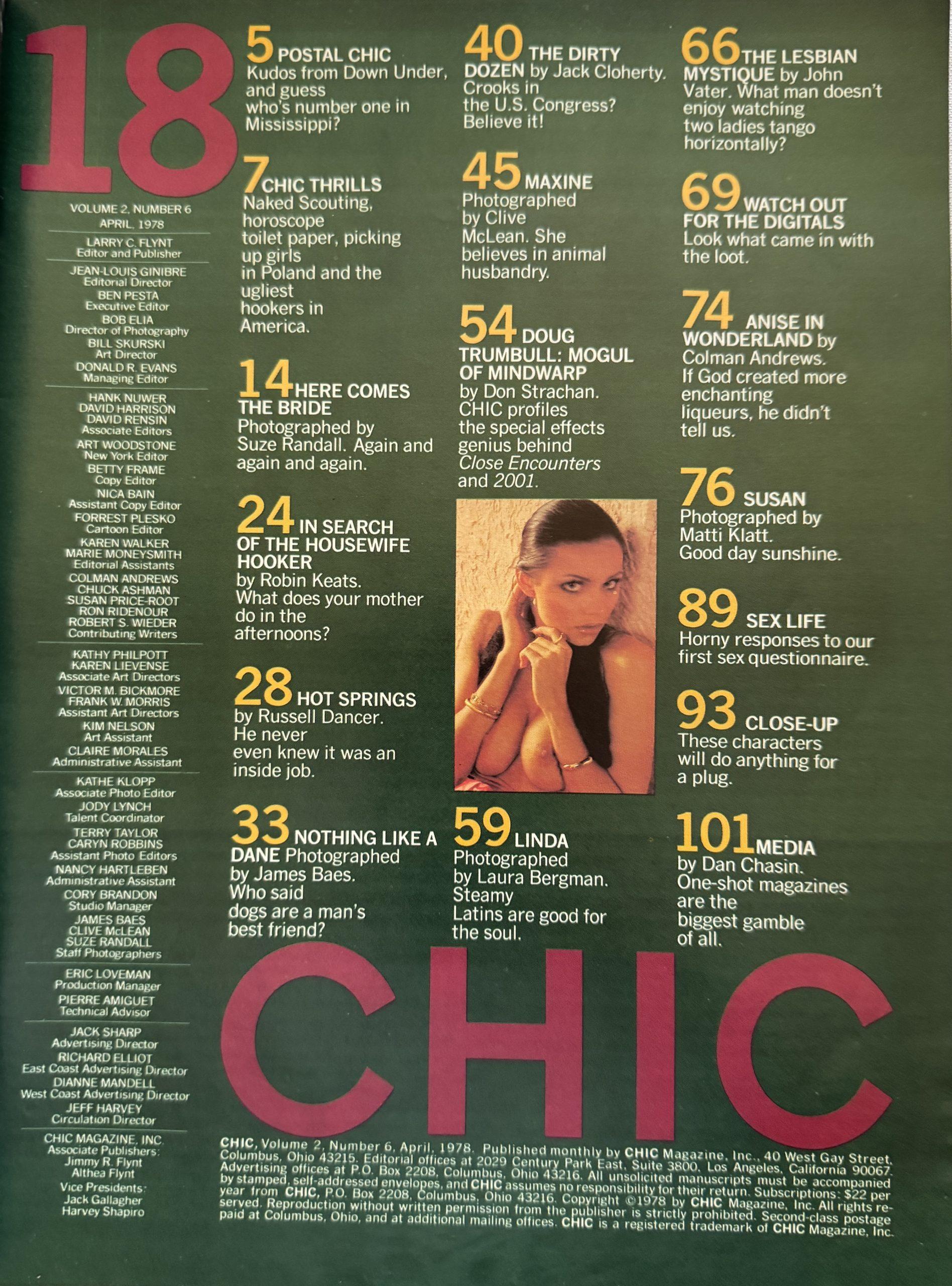 Chic April 1978 *CG Susan* - Image 2