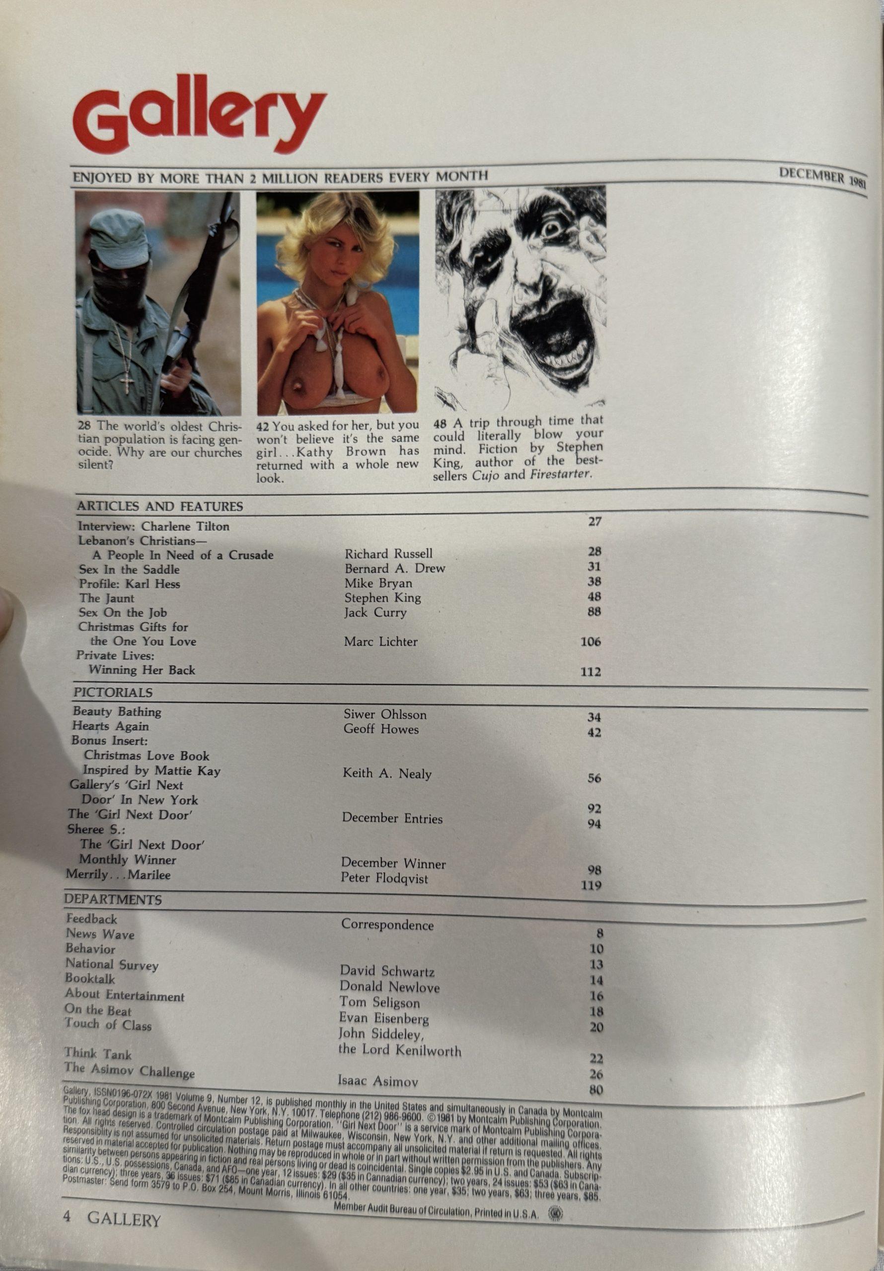 Gallery December 1981 - Image 2