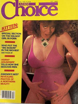 Adam Choice 1/12 February 1981 *Kitten Natividad & Joanne Latham*