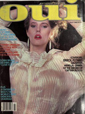 Oui July 1982 *CG Errol Fylnn's Daughter Arnella*