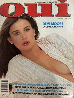 Oui March 1982 *CG Demi Moore*