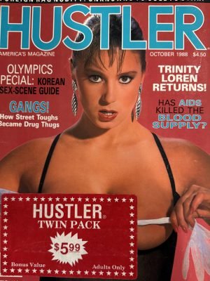 Hustler October 1988 *CG & CF Sara* -Trinity Loren Returns-