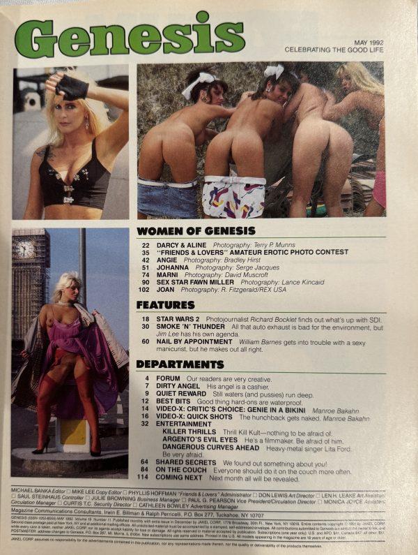Genesis May 1992 *Heather Heart, Porsche Lynn, Trixie Tyler, Summer Night, & More!* - Image 2