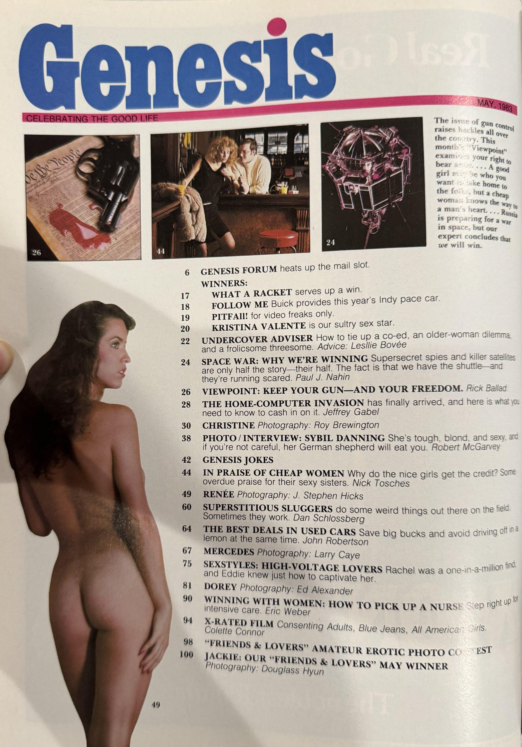 Genesis May 1983 *Sybil Danning* - Image 2