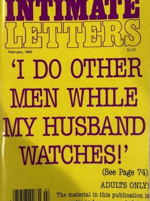 Intimate Letters February 1986  Digest Letters Booklets