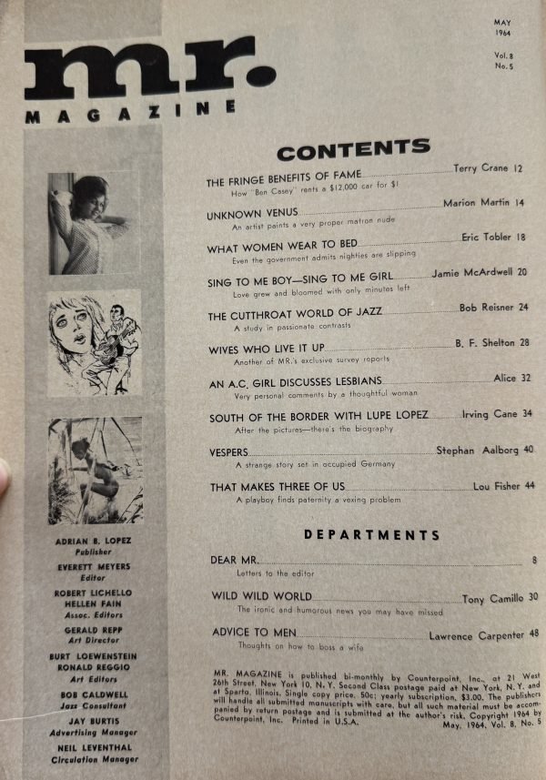 Mr. May 1964 *CG & CF Lupe Lopez* - Image 2