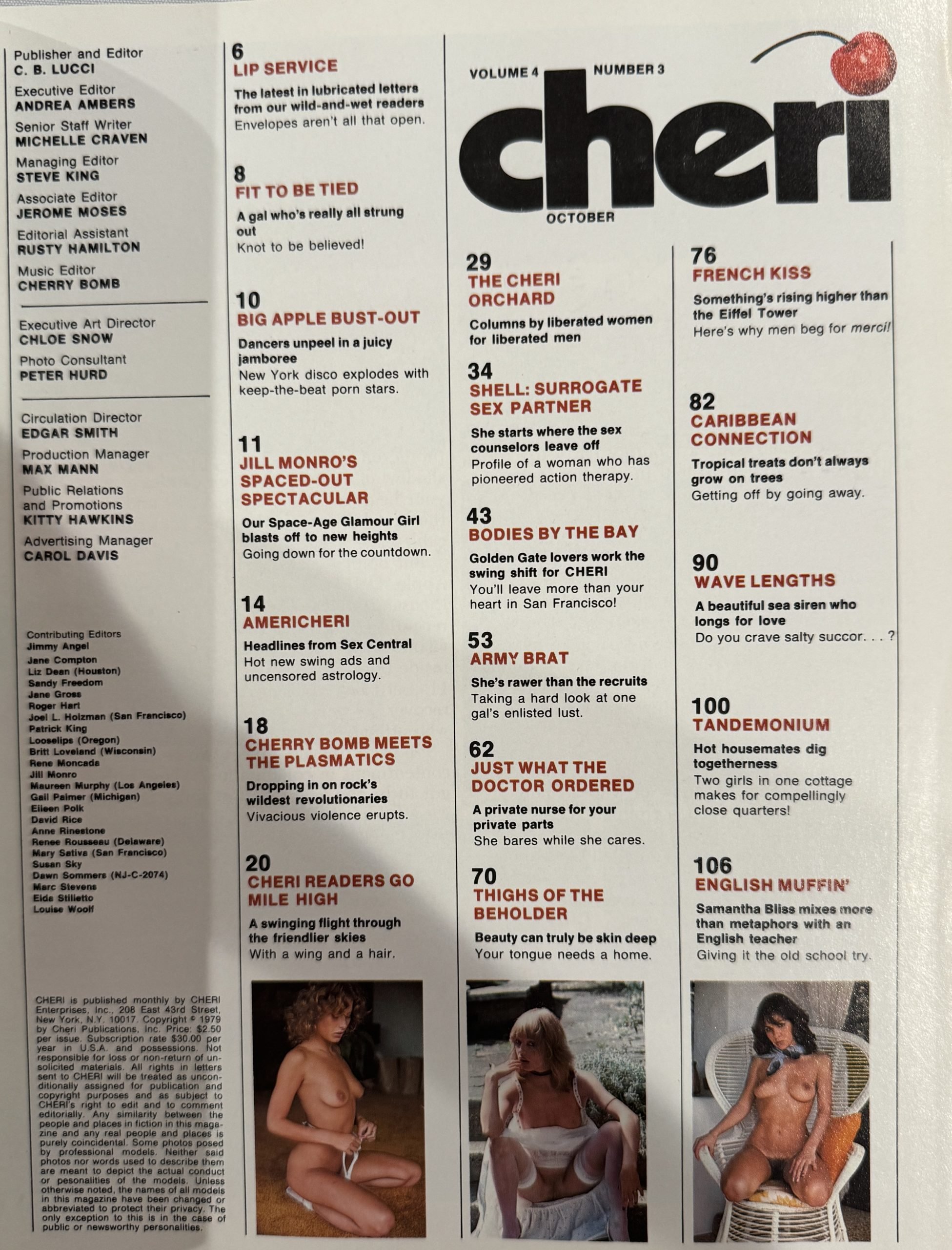 Cheri October 1979 *CG Dolly & Cherry Bomb* - Image 2