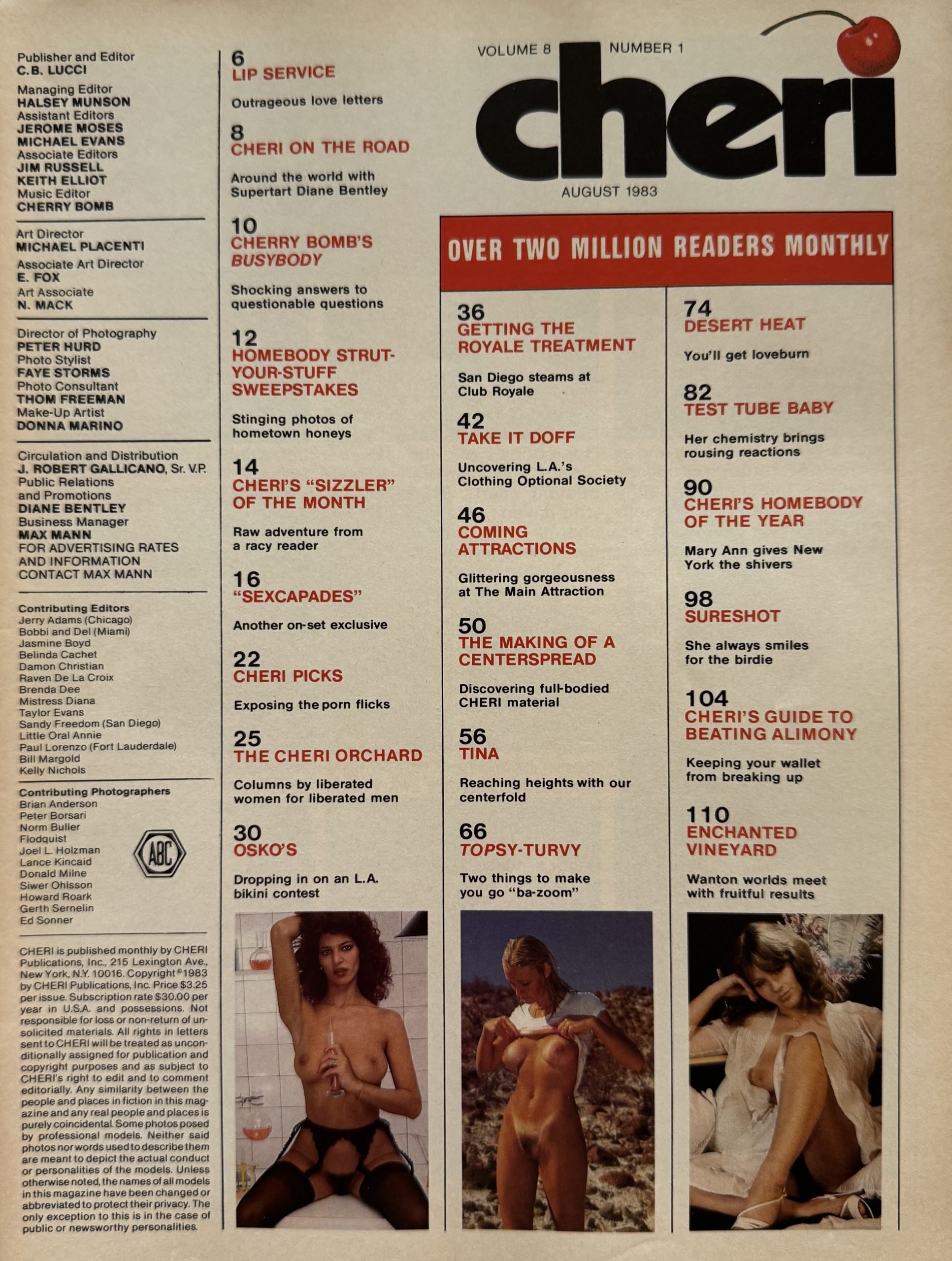 Cheri August 1983 *CG Cherry Bomb* - Image 2