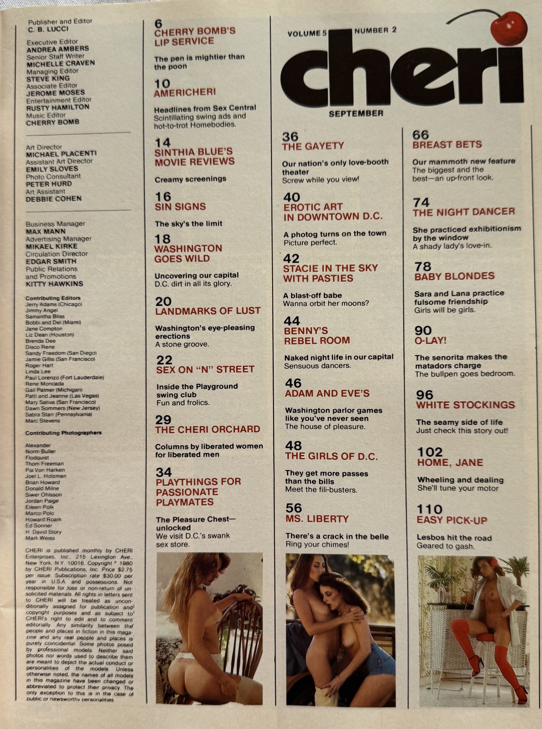 Cheri September 1980 *Cg & CF Ms. Liberty* - Image 2