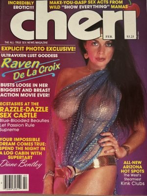 Cheri February 1984 *CG Raven DeLa Croix & Diane Bentley*