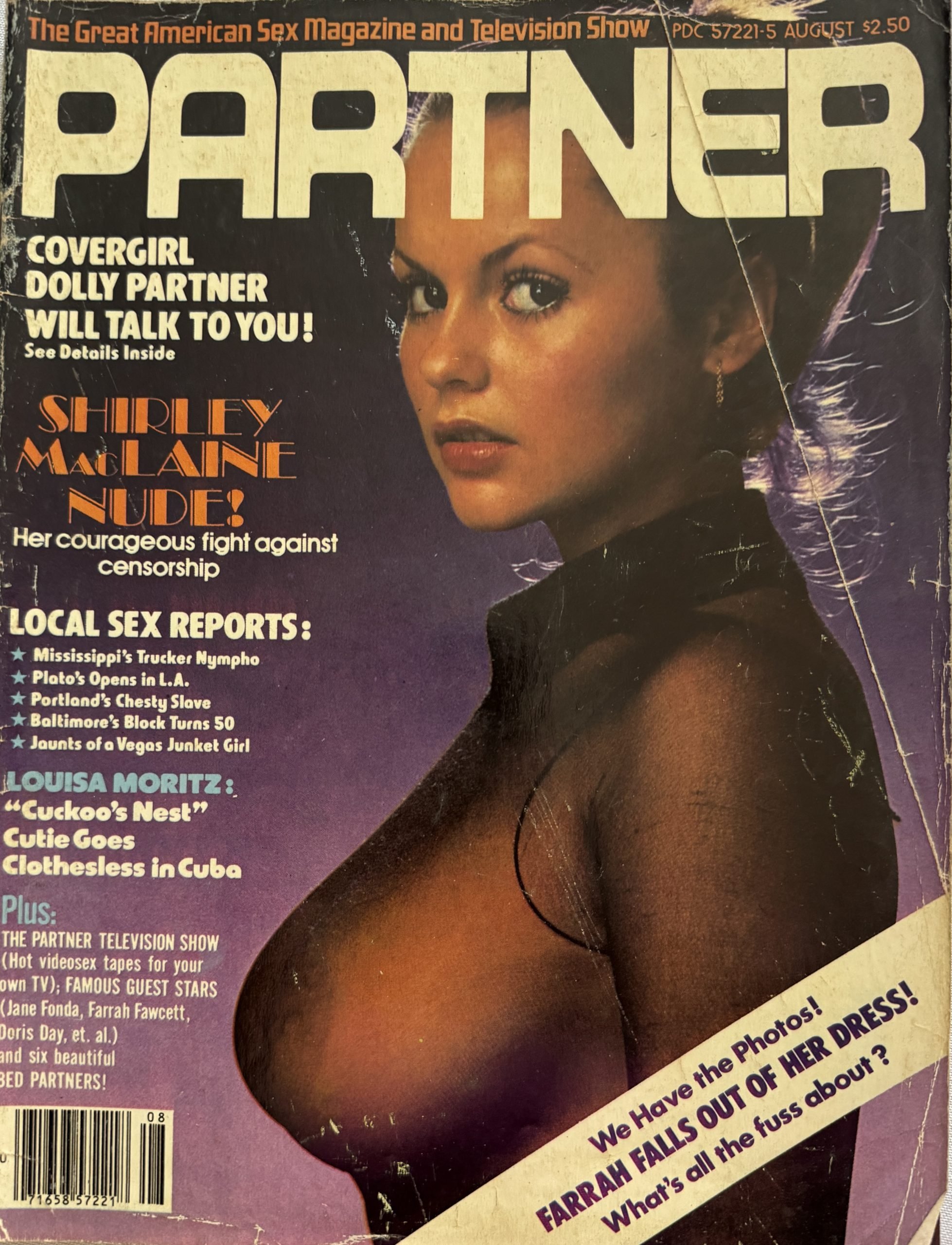 Partner August 1979 *CG Dolly Partner, Joanne Latham, & Shirley MacLaine Nude!