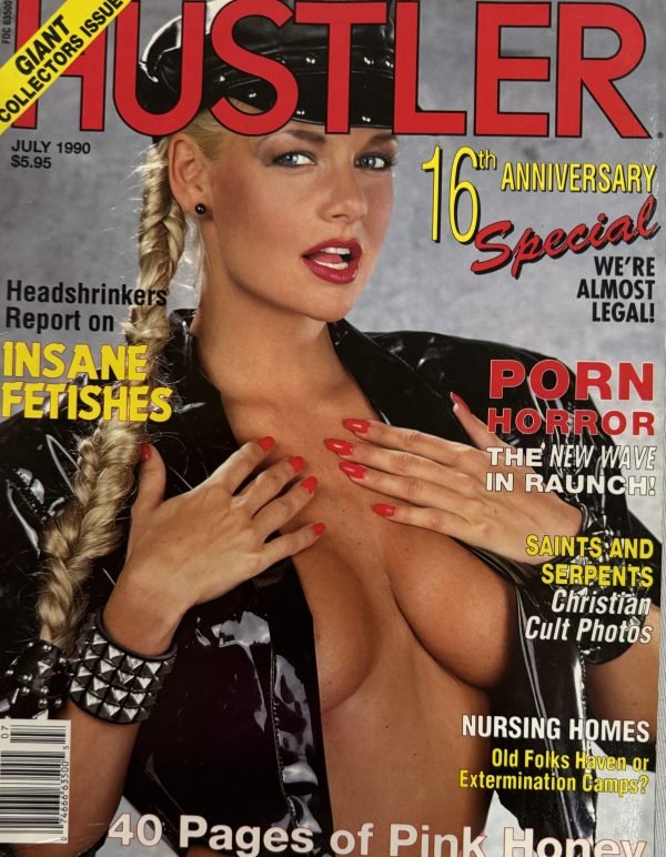 Hustler July 1990 16th Anniversary Issue *CG & CF Erika*
