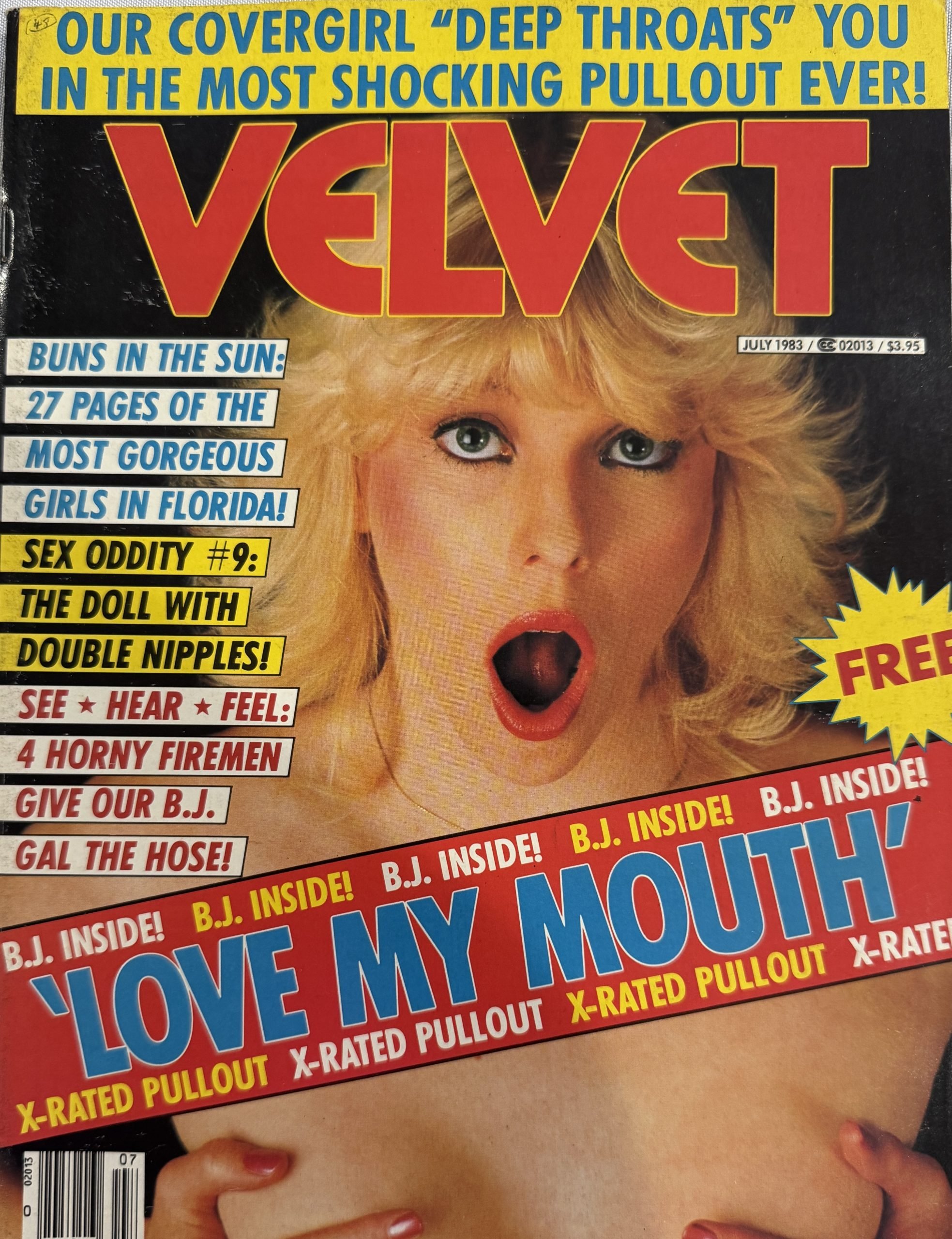 Velvet July 1983 *CG & CF Fiona Gelin*