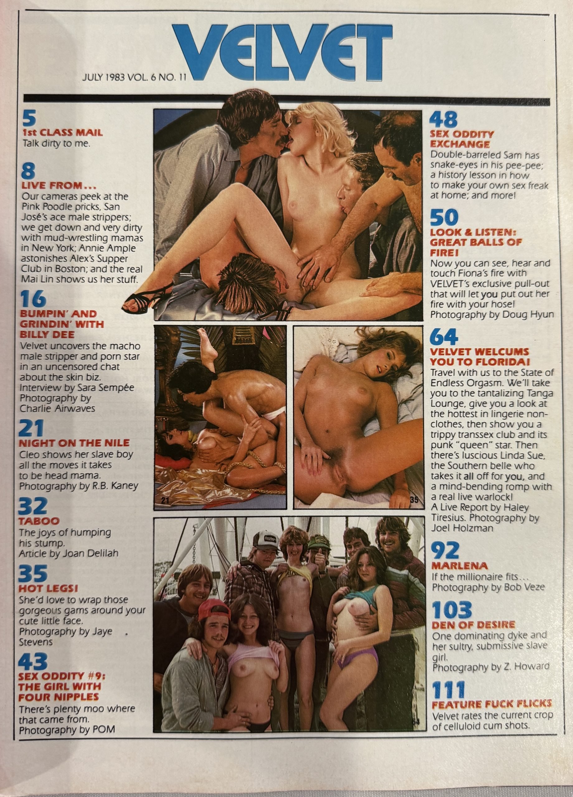 Velvet July 1983 *CG & CF Fiona Gelin* - Image 2
