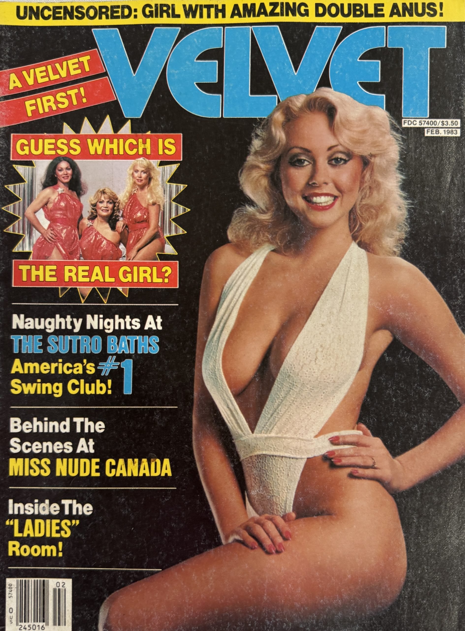 Velvet February 1983 *Miss Nude Canada*